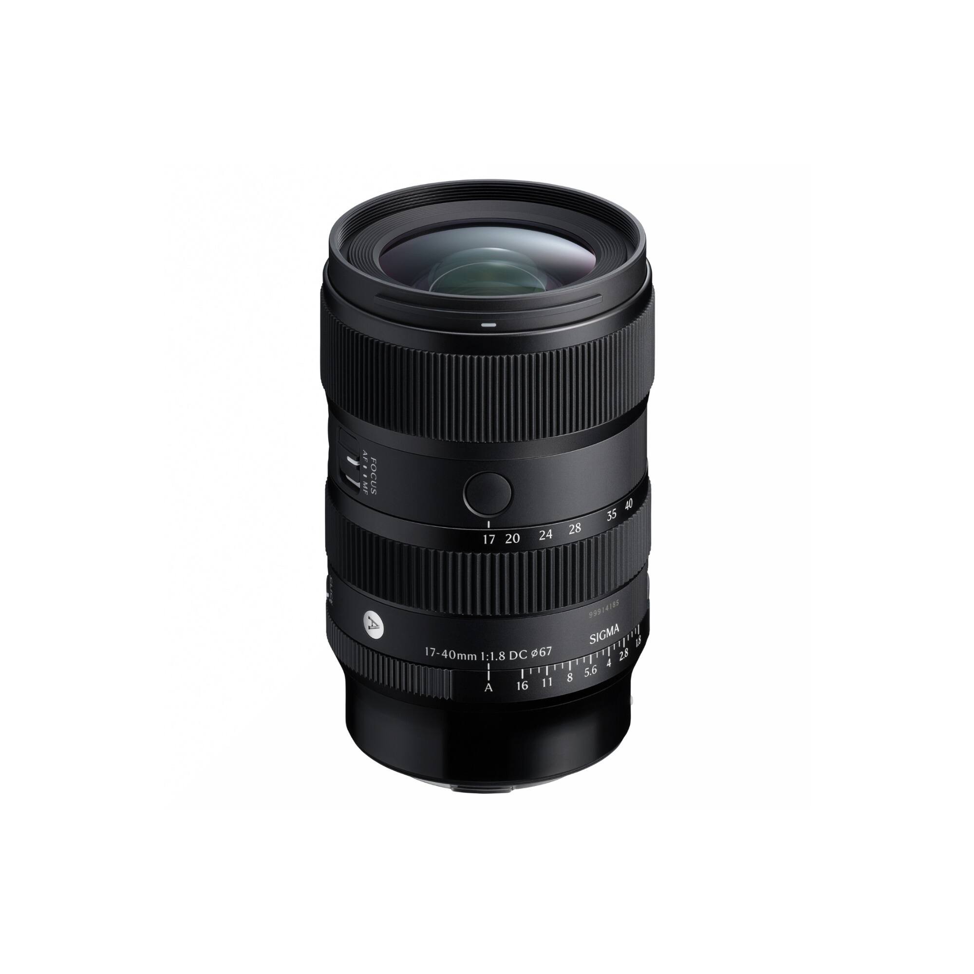 Sigma - 17-40mm f/1.8 DC Art with High-Speed Autofocus Dual AFL Buttons (Canon RF) - Black