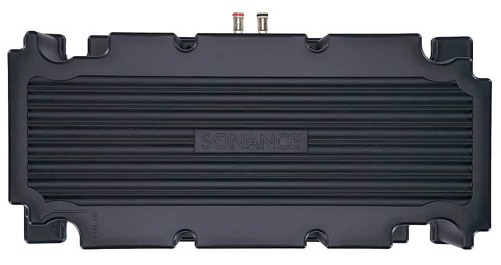 Front. Sonance - MEDIUM LCR RETROFIT ENCLOSURE - Visual Performance Medium Enclosure for select 6.5" In-wall LCR Speakers (Each) - Black.