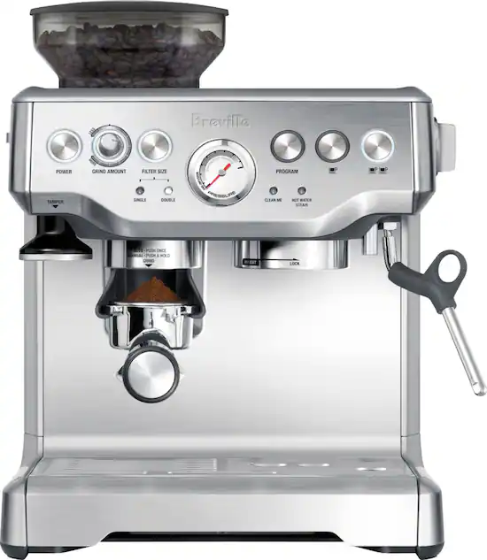 Breville the Barista Express Espresso Machine with 15 bars of