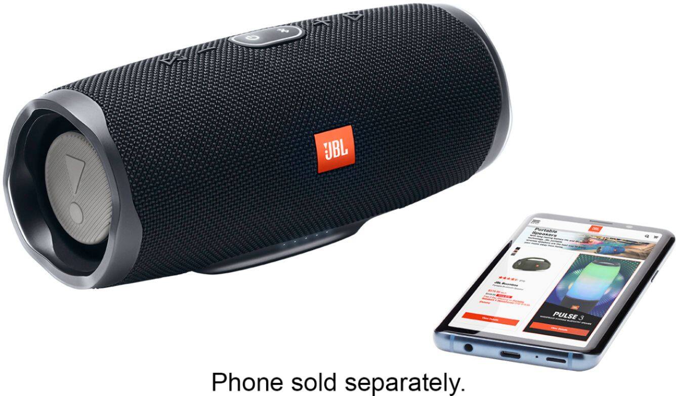 Alt View 13. JBL - Charge 4 Portable Bluetooth Speaker - Midnight Black.