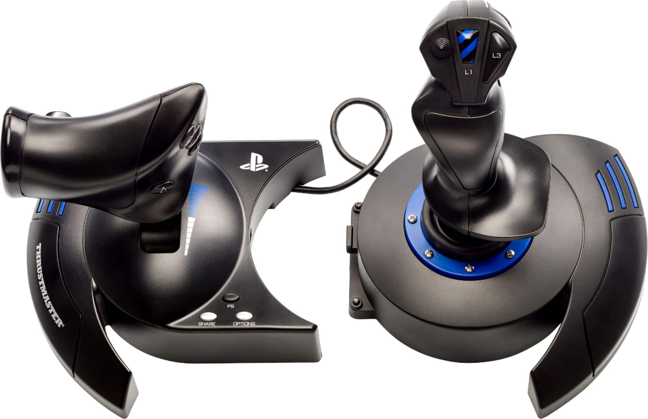 Alt View 11. Thrustmaster - T.Flight Hotas 4 for PlayStation 4, PlayStation 5, and PC - Black.