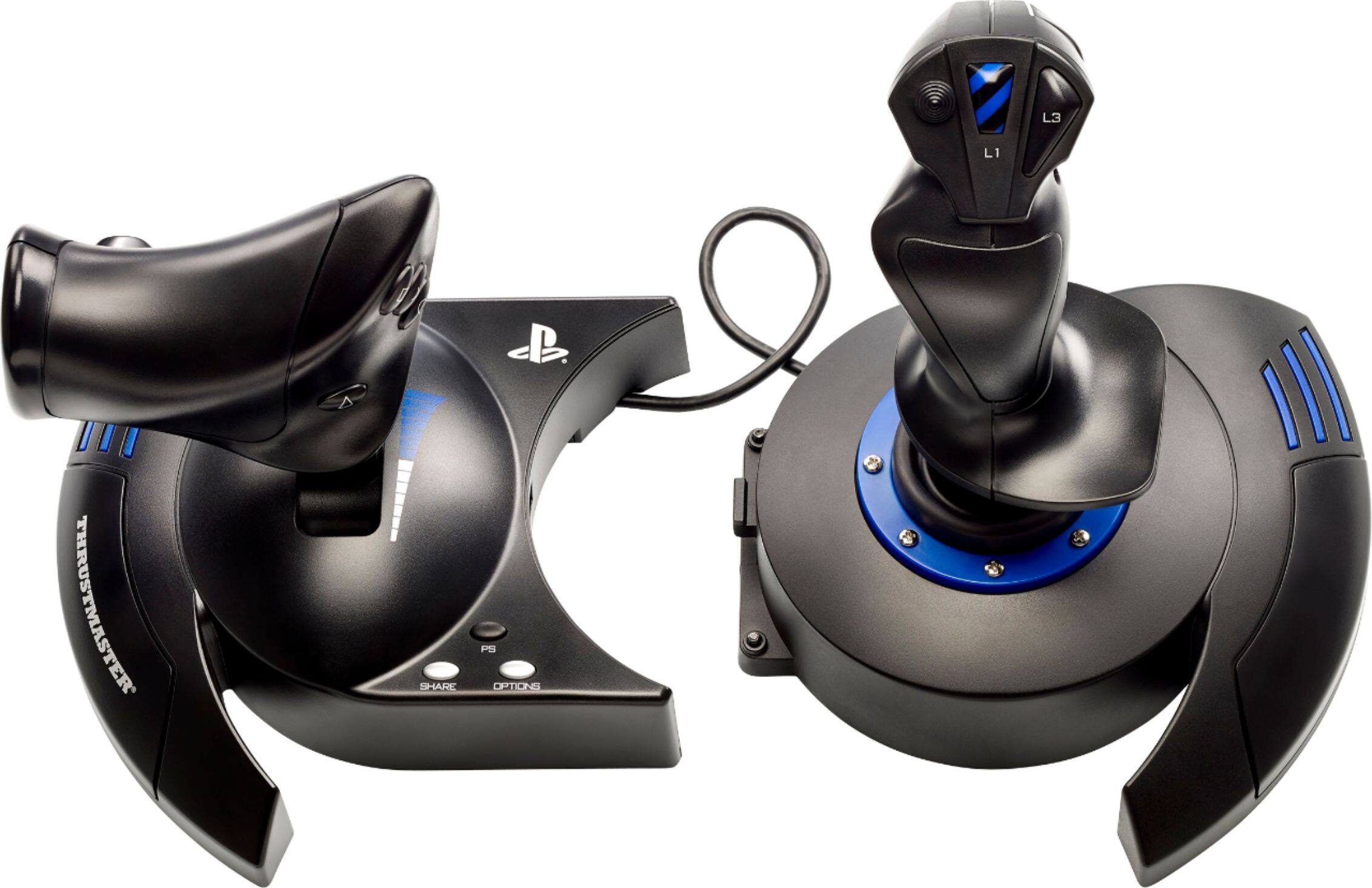 Alt View 11. Thrustmaster - T.Flight Hotas 4 for PlayStation 4, PlayStation 5, and PC - Black.