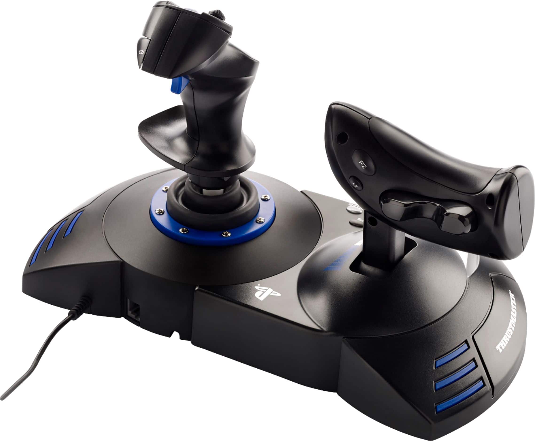 Alt View 12. Thrustmaster - T.Flight Hotas 4 for PlayStation 4, PlayStation 5, and PC - Black.