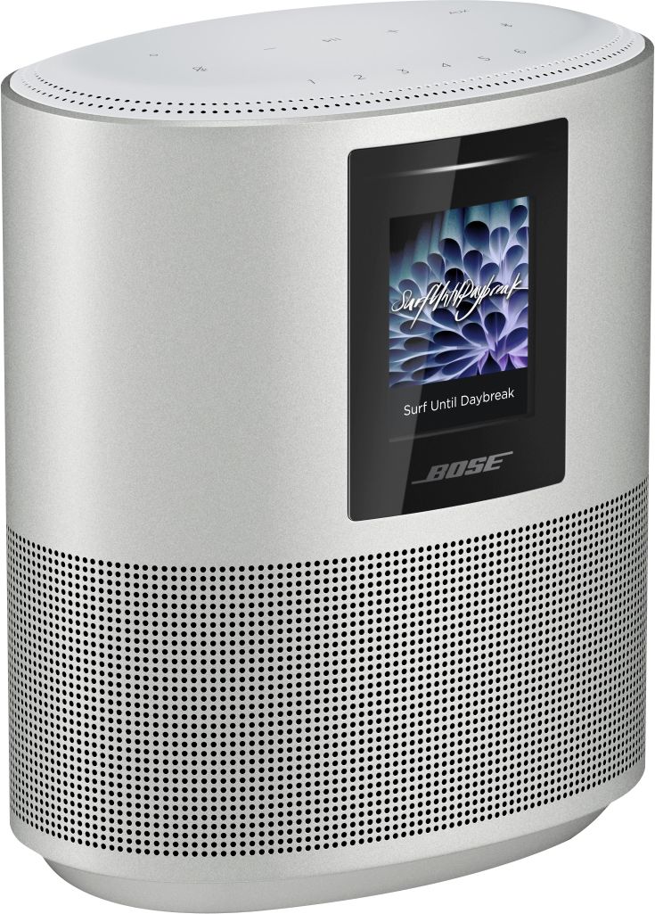 Angle View: Bose - Smart Speaker 500 Wireless All-In-One Smart Speaker - Luxe Silver