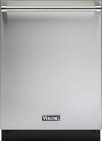 Viking - 24" Top Control Built-In Dishwasher with Stainless Steel Tub - Stainless steel - Front_Standard