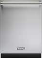 Viking - 24" Top Control Built-In Dishwasher with Stainless Steel Tub - Stainless Steel