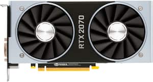 NVIDIA - GeForce RTX 2070 Founders Edition 8GB GDDR6 PCI Express 3.1 Graphics Card - Front_Zoom
