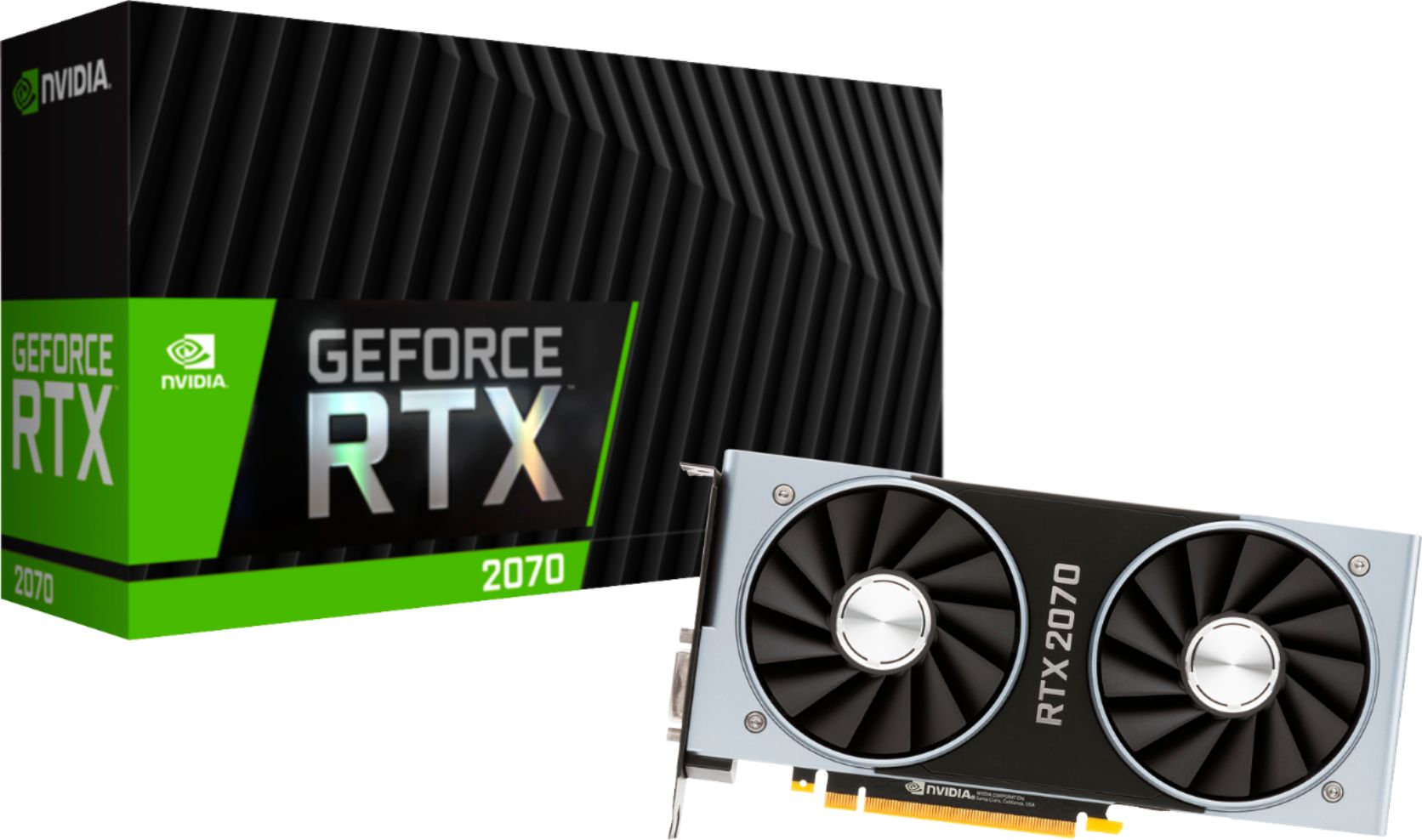 Logisk september grus Best Buy: NVIDIA GeForce RTX 2070 Founders Edition 8GB GDDR6 PCI Express  3.1 Graphics Card 9001G1602550000