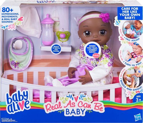 hasbro baby alive real as can be baby