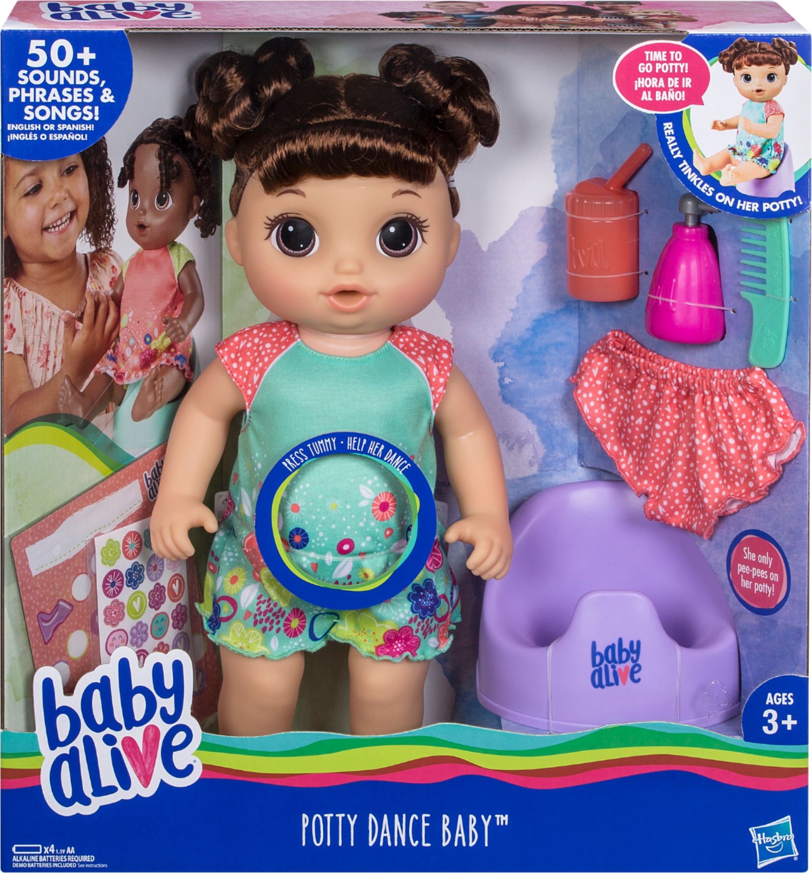Details about   Baby Alive Potty Dance Baby-Blonde 
