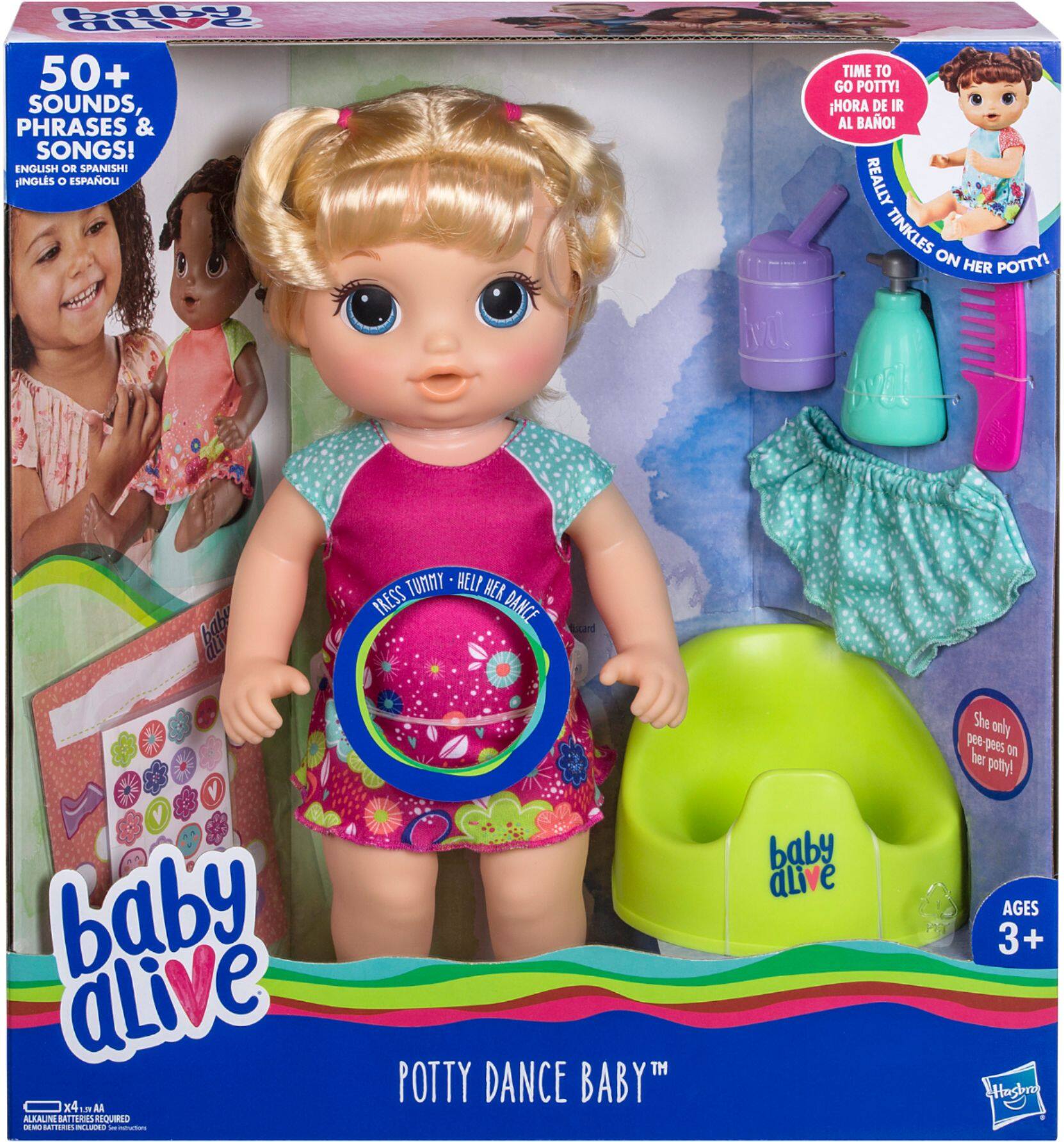Customer Reviews Baby Alive Potty Dance Baby Doll E0609 Best Buy