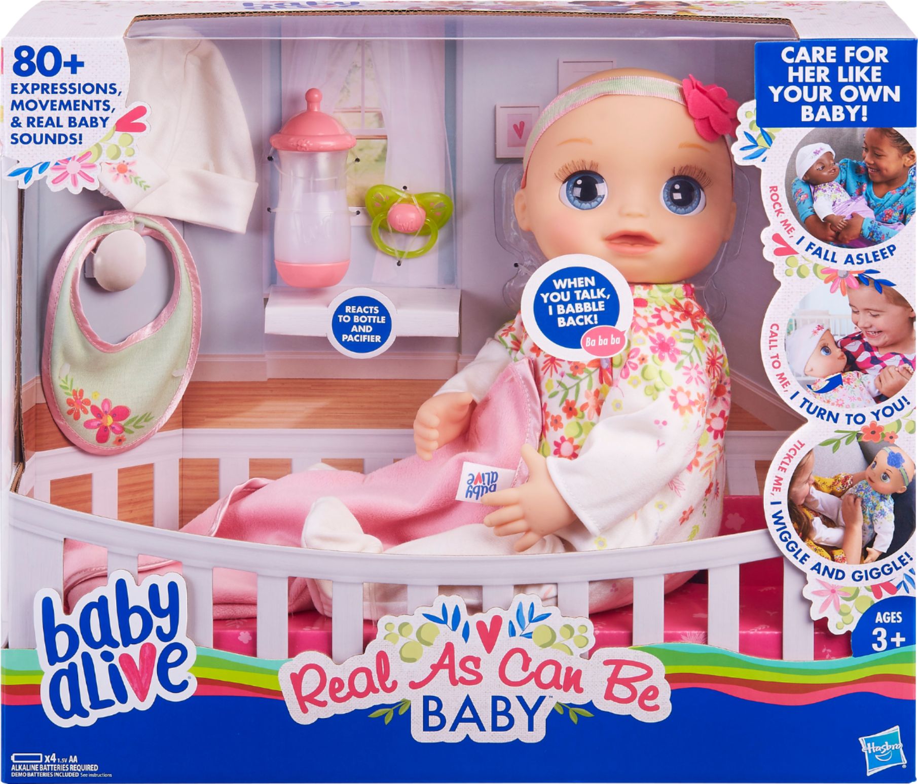 baby alive real as can be black