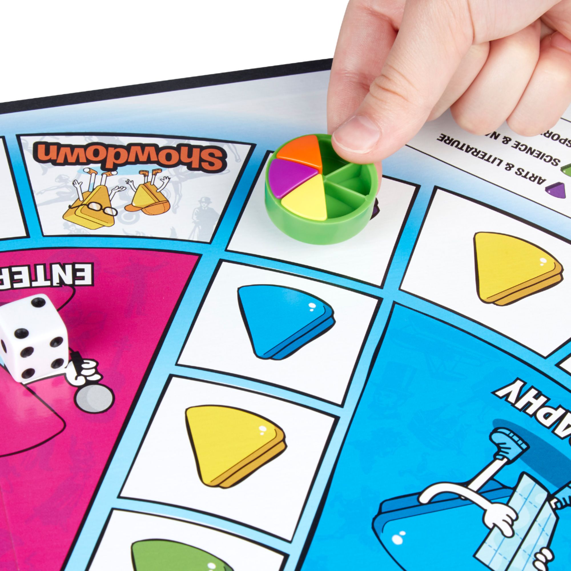 Multi-Colour Portuguese version Hasbro Gaming Trivial Pursuit Family Board Game