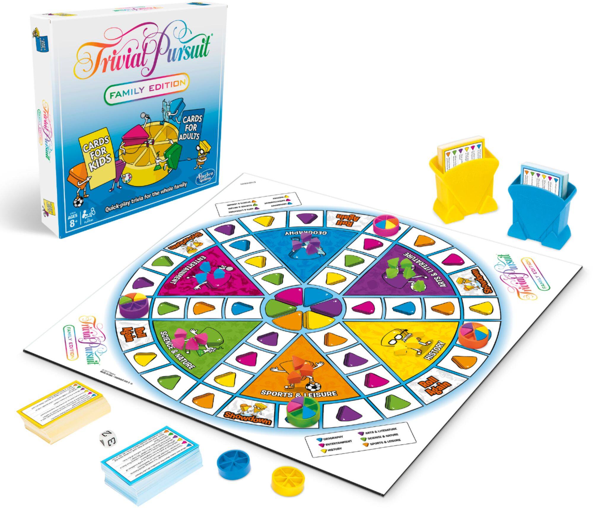Alt View 13. Gaming Trivial Pursuit Family Edition Board Game.