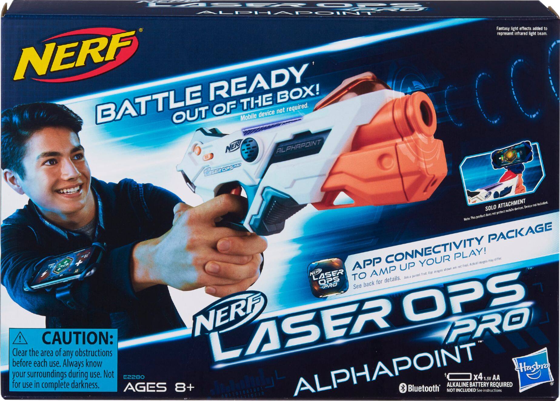 Front. Nerf - Laser Ops Pro AlphaPoint Blaster.