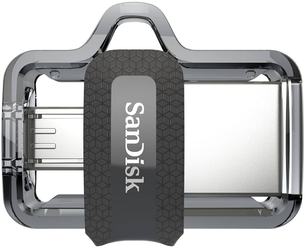 Alt View 15. SanDisk - Ultra 64GB USB 3.0, Micro USB Flash Drive - Gray / Transparent.
