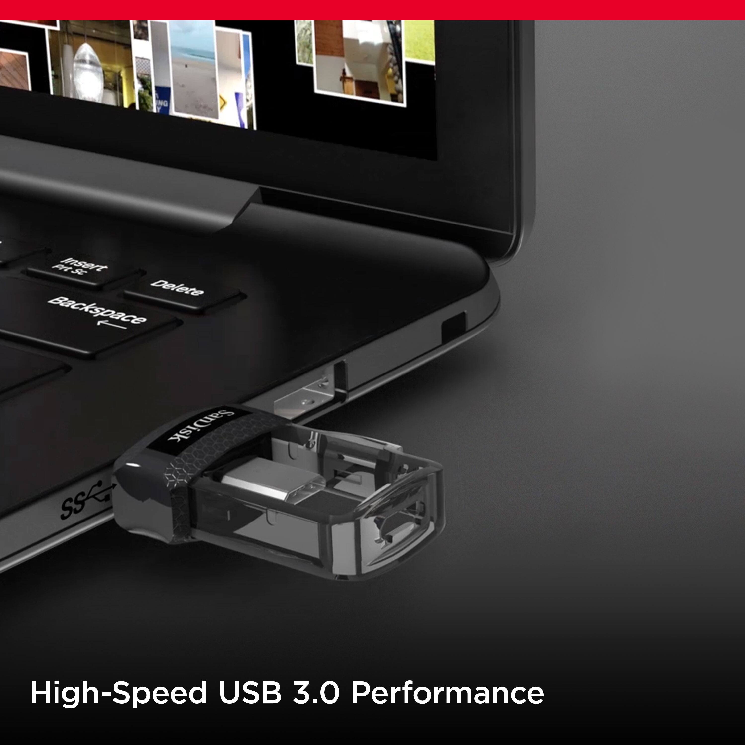 The text on the image reads: "High-Speed USB 3.0 Performance."