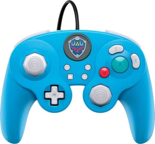 PDP - Wired Fight Pad Pro Controller Link Edition for Nintendo Switch - Blue-Front_Standard