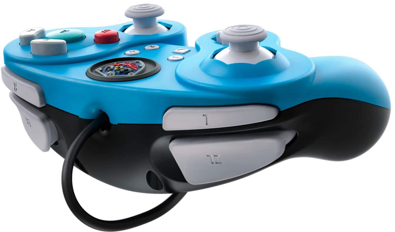 Alt View 12. PDP - Wired Fight Pad Pro Controller Link Edition for Nintendo Switch - Blue.