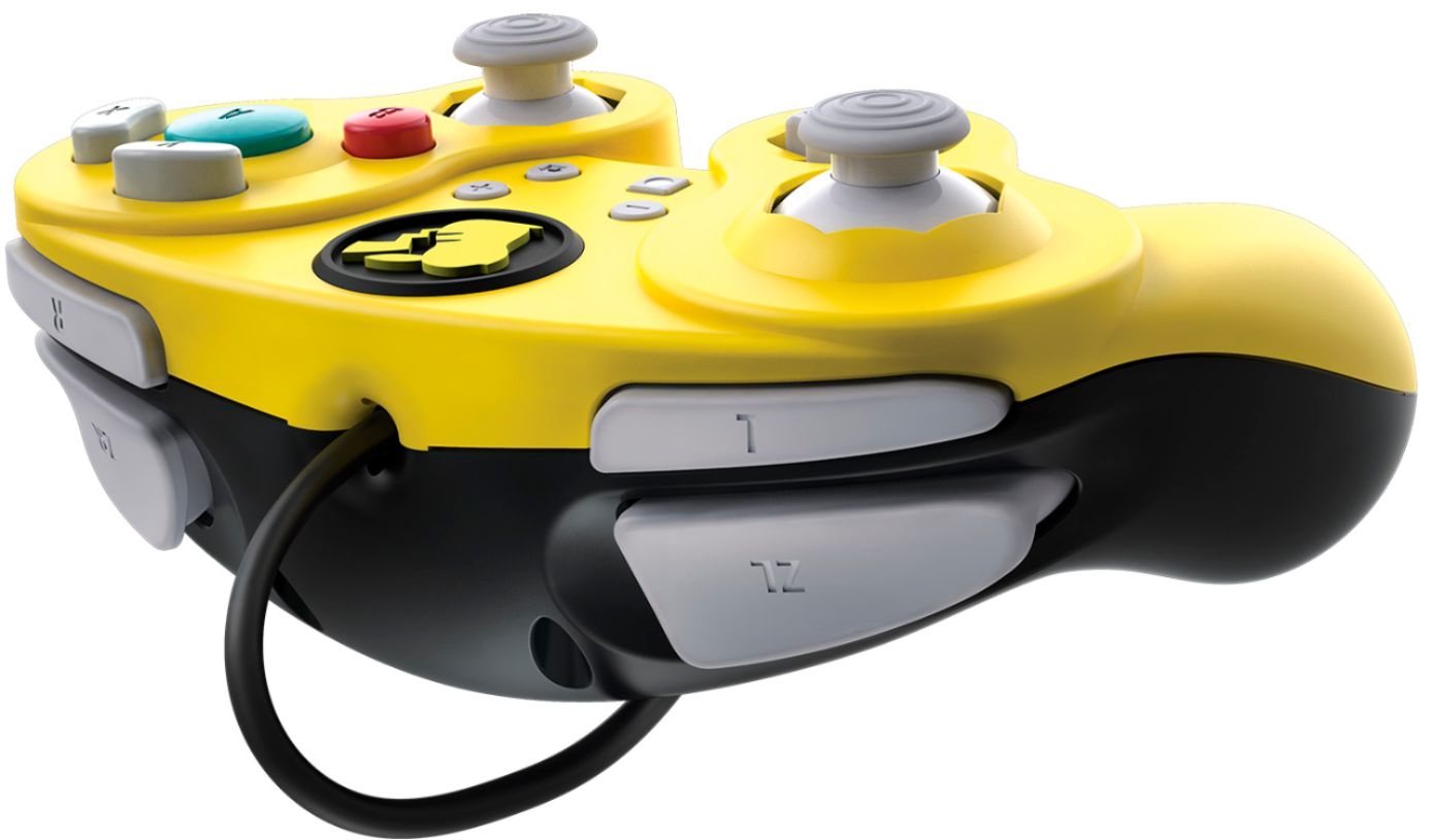 Pdp Wired Fight Pad Pro Controller Pikachu Edition For Nintendo Switch Yellow