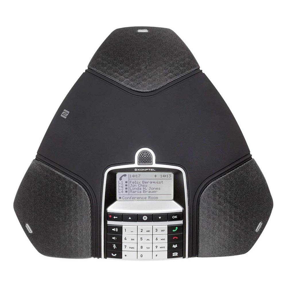 Angle View: Konftel - 300IPx Conference Phone - Liquorice Black