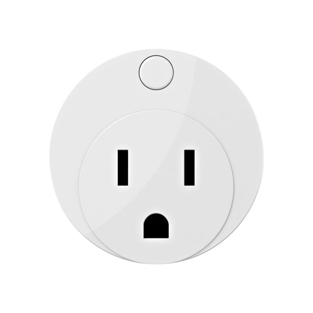Front. Dome - Smart Plug - White.