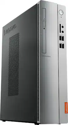 Angle. Lenovo - IdeaCentre 310S Desktop - AMD A9-Series - 4GB Memory - 1TB Hard Drive - Silver.