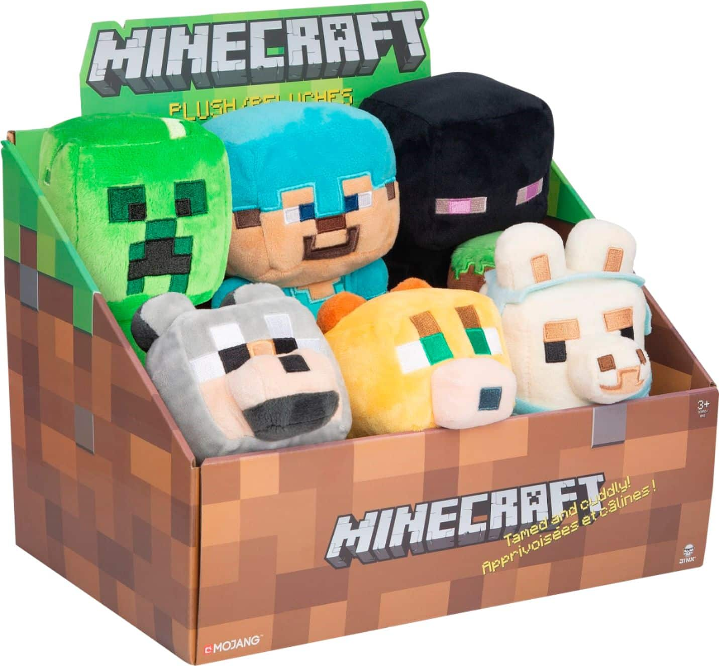 minecraft happy explorer baby llama plush