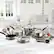 Alt View 18. Cuisinart - 12-Piece Cookware Set - Stainless Steel.