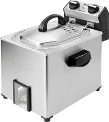 Cuisinart - Extra-Large Rotisserie Fryer - Silver - Front_Zoom