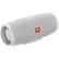 Angle. JBL - Charge 4 Portable Bluetooth Speaker - Steel White.