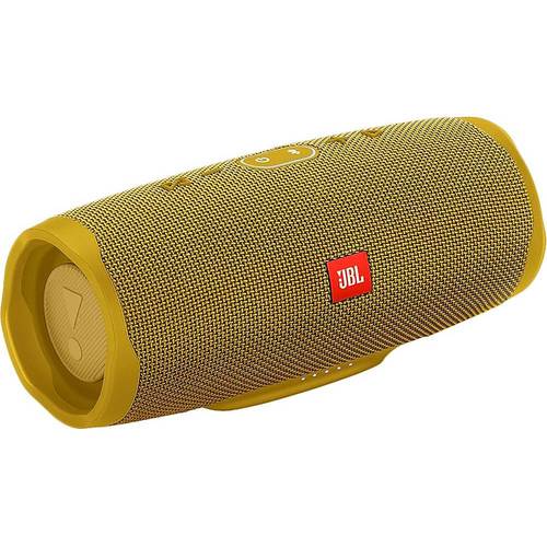 JBL - Charge 4 Portable Bluetooth Speaker - Yellow Mustard