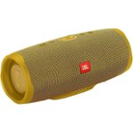 Angle Zoom. JBL - Charge 4 Portable Bluetooth Speaker - Yellow Mustard.