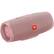 Angle. JBL - Charge 4 Portable Bluetooth Speaker - Dusty Pink.