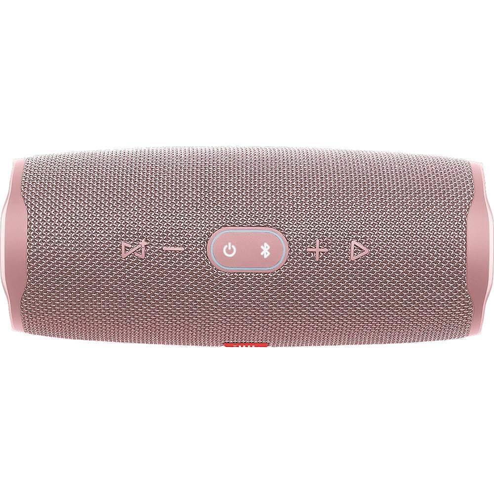 Alt View 13. JBL - Charge 4 Portable Bluetooth Speaker - Dusty Pink.