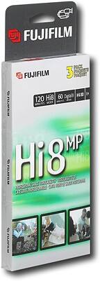 Angle Standard. Fuji - Hi8 Metal-Particle P6-120 Videotapes (3-Pack).