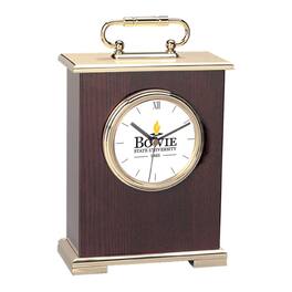 Jardine - Bowie State Bulldogs Carriage Clock - Gold