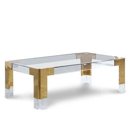 Meridian Furniture - Casper Coffee Table - Gold