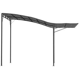 Outsunny - x 8' Outdoor Pergola and Patio Gazebo for Garden, Camper, Deck, Doors and Windows - Dark Gray