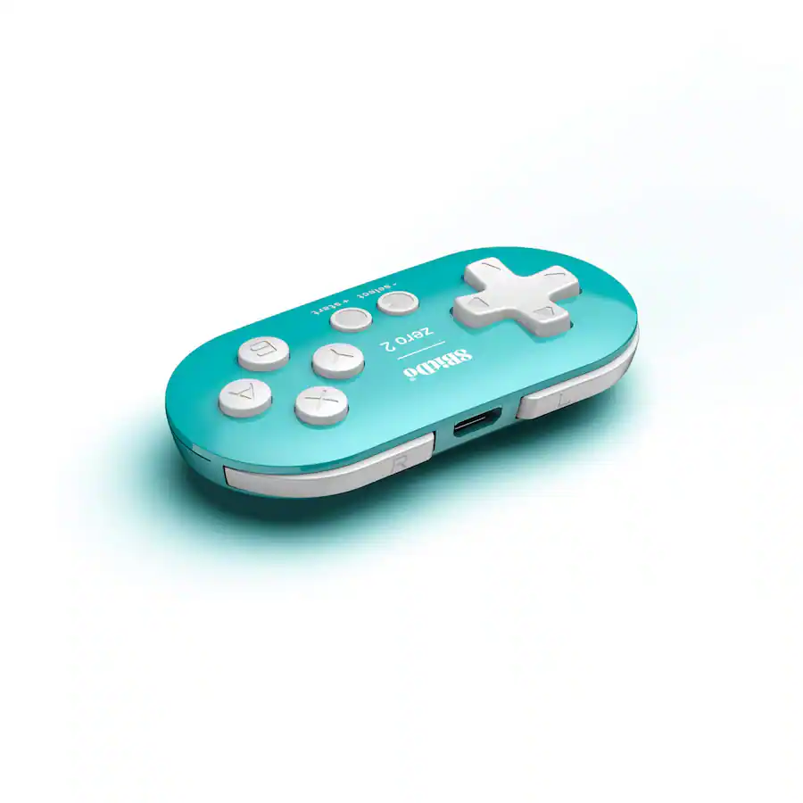 8BitDo Zero 2 Bluetooth Wireless Gamepad Keychain Sized Mini Controller ...