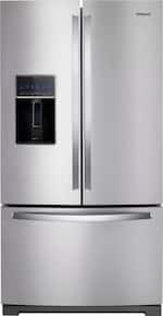 Whirlpool - 26.8 Cu. Ft. French Door Refrigerator - Stainless steel - Front_Standard