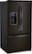 Angle. Whirlpool - 27 Cu. Ft. French Door Refrigerator with Platter Pocket - Black Stainless Steel.