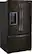 Angle. Whirlpool - 27 Cu. Ft. French Door Refrigerator with Platter Pocket - Black Stainless Steel.