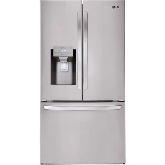 Lg 22 1 Cu Ft French Door Counter Depth Refrigerator Stainless Steel Lfxc22526s Best Buy Lg 22 1 Cu Ft French Door Counter Depth Refrigerator Stainless Steel Lfxc22526s Best Buy