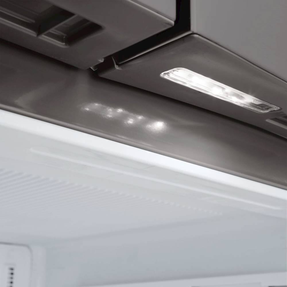 Alt View 25. LG - 22.1 Cu. Ft. French Door Counter-Depth Smart Refrigerator with External Tall Ice and Water - Stainless steel.