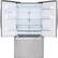 Alt View 2. LG - 22.1 Cu. Ft. French Door Counter-Depth Smart Refrigerator with External Tall Ice and Water - Stainless steel.