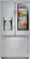 Front. LG - 21.9 Cu. Ft. French Door-in-Door Counter-Depth Smart Refrigerator with InstaView - Stainless Steel.