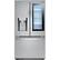 Alt View 12. LG - 21.9 Cu. Ft. French Door-in-Door Counter-Depth Smart Refrigerator with InstaView - Stainless Steel.