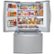 Alt View Zoom 1. LG - 21.9 Cu. Ft. French InstaView Door-in-Door Counter-Depth Refrigerator - Stainless steel.