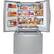 Alt View 1. LG - 21.9 Cu. Ft. French Door-in-Door Counter-Depth Smart Refrigerator with InstaView - Stainless Steel.